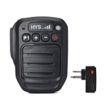 HYS HB980 Remote Wireless Walkie Talkie Radio Speaker Mic Compatible with 2 Pin Motorola Plug Adapter for Motorola DP1400 CP040 GP300 CT150 MidlandG15/G18 Two Way Radio