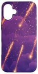 iPhone 16 Plus Celestial Falling Stars in Starry Night Sky Aesthetics Case