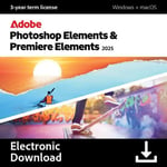 Adobe Photoshop & Premiere Elements 2025 - Windows / Mac -kuvankäsittelyohjelma, ESD - sähköinen lisenssi