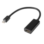 XCSOURCE Adaptateur Mini DisplayPort DP vers HDMI (Compatible Thunderbolt) Mini DP Mâle vers HDMI Adaptateur Convertisseur Câble Noir AC1098