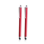 PENCILUPNOSE® TWIN PACK QUALITY STYLUS PEN compatible with iPhone, Samsung, Xiaomi, OnePlus, Pixel, Oppo, Huawei, Vivo, Realme, Nothing etc. (RED)