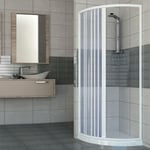 Cabine paroi de douche en Plastique PVC mod. Scorpione 80x80 cm avec ouverture latérale