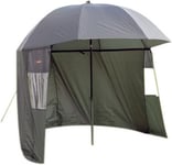 Ultra Fishing Shelter 2.2M Multi-Angle Tilt Top Umbrella Brolly Bivvy W/Zip Side