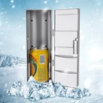 Compact Mini Usb Fridge Freezer Cans Drink Beer Cooler Warme