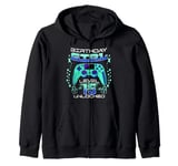 15th Birthday Gamer Gift Girl Age 15 Year Old Gaming Girls Zip Hoodie