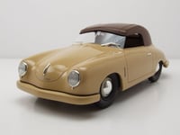 Porsche 356 Gmünd Cabriolet Fermé 1949 Beige Modèle Réduit 1:18 Schuco