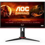 AOC Gaming 27G2 - FHD-monitor 27 tum, 144 Hz, 1 ms, HDMI, DisplayPort, Free-Sync svart/rodr