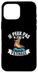 Coque pour iPhone 16 Pro Max Je Peux Pas J'ai Patinage Artistique Patin A Glace Humour