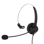 USB C Headset With Microphone Hands-Free Call Center Corded Headset