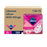 Dambinda Libresse Ultra+ Med Vingar Refill