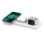 Belkin 3-in-1 Wireless Charging Pad with MagSafe White