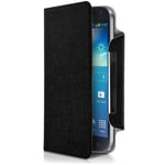 Housse Etui Universel Xl - Noir - Compatible Smartphones 5,5 À 6 Pouces - Coque Semi-Rigide - Fermeture Aimantée