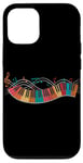 Coque pour iPhone 12/12 Pro Piano Clavier Notes de Musique Art Coloré Pianiste Musicien