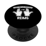 Ville Française Citoyen France Résident - Reims PopSockets PopGrip Interchangeable