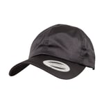 Flexfit Low Profile Satin Cap - keps - Black - One Size