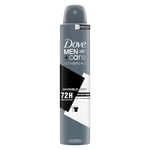 DOVE MEN + CARE Advanced Invisible Dry Antiperspirant Aerosol anti white marks deodorant for men with 1/4 moisturising cream for 72h sweat and odour protection 200 ml