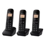 Panasonic KX Tgb613jtb 3 X Téléphone sans Fils Trio Dect Black