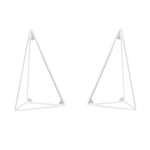 Pythagoras Console 2 Pcs, White