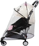 SeedFuture Pram Rain Cover for Babyzen Yoyo, Long Extend Stroller Rain Cover, S