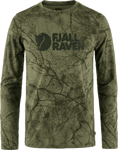 Fjällräven Men's Värmland Wool Long Sleeve S, Green Camo S male