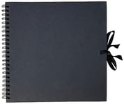 Artemio 11010013 Album de Scrapbooking en Kraft Noir 30 x 30 cm, Carton, 30 cm x 30 cm