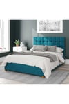 Sinatra Upholstered Ottoman Storage Bed, Plush Velvet Fabric