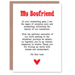 Greeting Card Love Poem Unicorn Magic Boyfriend Romantic Poetry Valentine's Day