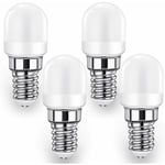 Beijiyi - Lampe E14 led Ampoule pour Réfrigérateur, 2W ses Lampe (équivalent 20W-25W), 140LM, Blanc Froid-6000K Lot de 4