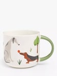 John Lewis Dogs Stoneware Mug, 400ml, Multi