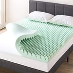 Best Price Mattress Surmatelas en Mousse à mémoire de Forme de 10,2 cm, Grand lit Court