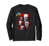 IT (1990) Many Faces of Pennywise Long Sleeve T-Shirt