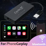 Wireless Bluetooth Usb Dongle For Iphone Carplay Android Navigat White