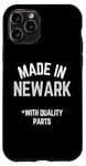 Coque pour iPhone 11 Pro Made In Newark - Slogan amusant Born In Newark