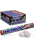 40 stk Ruller med Mentos Liquorice Mint 37,5 gram - Hel Eske