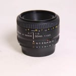 Nikon Used AF Nikkor 50mm f/1.8D Standard Prime Lens