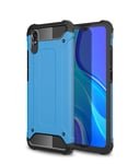 BAIDIYU Case for Xiaomi Redmi 9AT Phone Case, Shock Absorption, Drop Resistance, Soft TPU + Hard PC double-layer design is suitable for Xiaomi Redmi 9AT.(Blue)