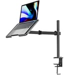 HUANUO Support pour écran avec Bras D'ordinateur Portable, Support pour Ordinateur Portable de 13" à 27", Convient pour Ordinateur Portable 17", Support PC Portable avec Pince, Grommet, HNCM22