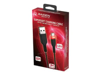 Raiden - Usb-Kabel - Usb (Hane) Till 24 Pin Usb-C (Hane) Red Led Backlight - 3 M - För Sony Dualsense