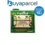 Cuprinol 5122411 UV Guard Decking Oil Natural Oak 2.5 litre CUPDONO25L