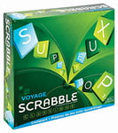 Mattel Games Scrabble Voyage, édition Miniature 20 x 20 cm, Jeu de Société et de Lettres, Version Française, CJT12