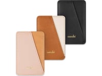 Moshi Moshi Slim Wallet - Magnetisk Plånbok (Snapto System) (Karamellbrun)