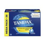 TAMPAX COMPAK regular tampon 38 u