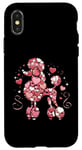 iPhone X/XS Love Heart Pattern Valentines Day Poodle Love Case