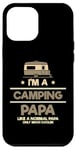 Coque pour iPhone 12 Pro Max Camping-car glacière Nature Lover Camping Papa Like Normal Papa