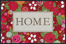 Julie Dodsworth - Rose Cottage - wash+dry Design floor mat 50 x 75 cm, Machine Washable, Tumble Dry, For any room in the home., multicoloured, 50 x 75 cm