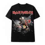 Vintage Rock Black T-shirt Iron Maiden The Trooper XXL