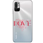 Coque Redmi NOTE 10 5G et Poco M3 PRO love rose