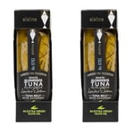 Alelma White Alalunga Tuna Belly in Extra Virgin Olive Oil with Rosemary, 156 g (Pack of 2)