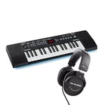 Alesis Melody 32 + M-Audio HDH40 – Electric Keyboard Digital Piano with 32 Keys, Speakers, USB MIDI Connectivity, Headphones and Piano Lessons