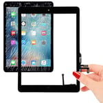 Vitre Tactile iPad A1822 Noir Ecran Assemblé Nappe Bouton HOME Adhésif Prémonté